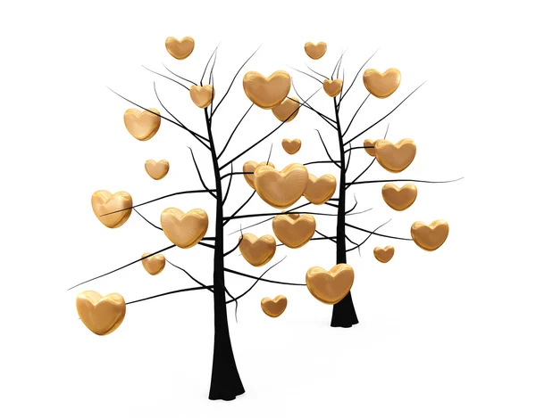 Romantický strom — Stock fotografie
