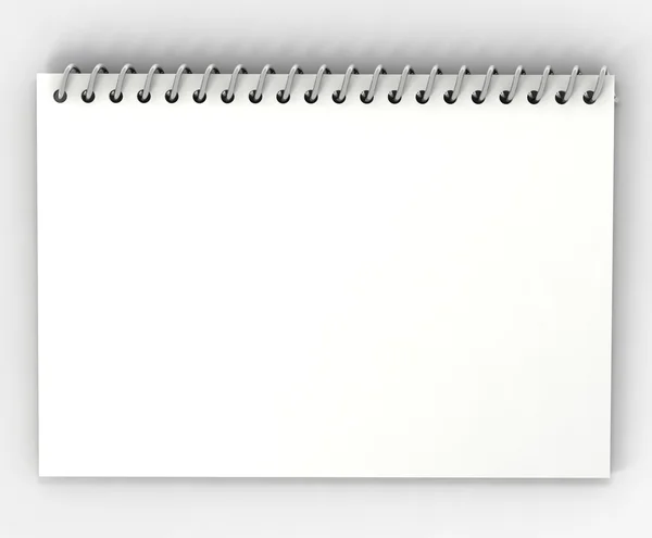 Forma Bianca Vuota Sfondo Bianco — Foto Stock
