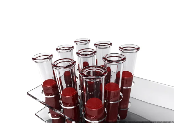 3d Blodprøver - Stock-foto
