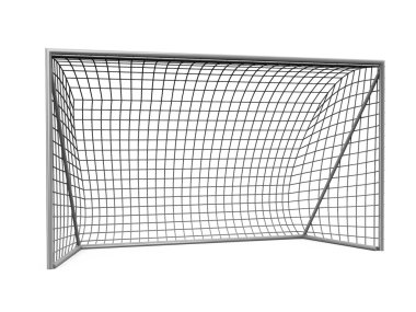 3d football goals clipart