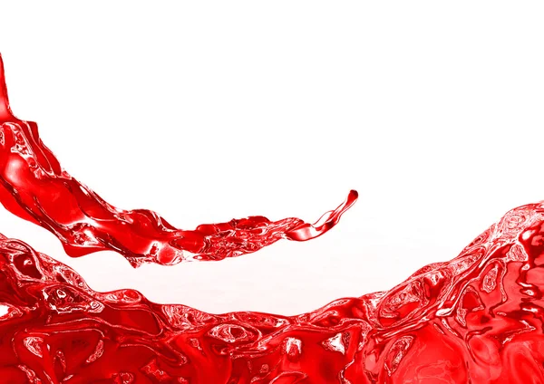 Piros bor splash — Stock Fotó