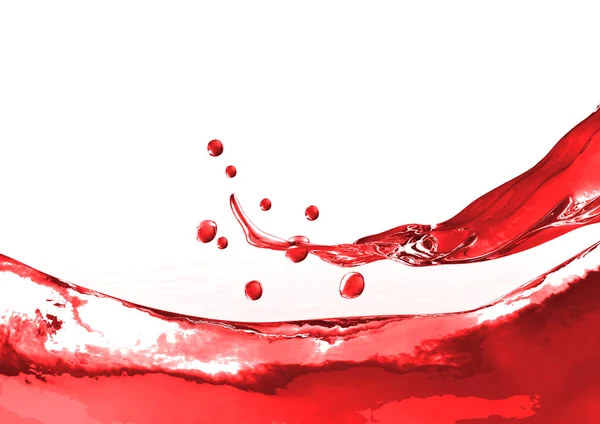 Splash de vin roșu — Fotografie, imagine de stoc
