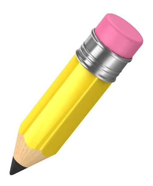 3D χρώμα μολύβι απομονωθεί — Φωτογραφία Αρχείου