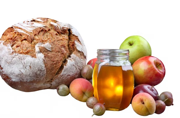 Brood met fruit — Stockfoto