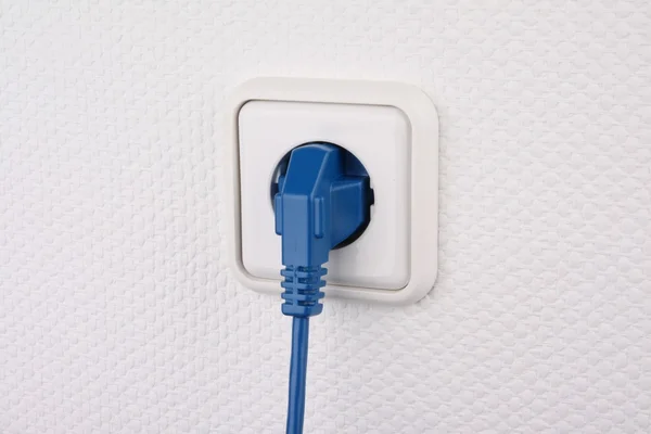 Socket with plug — Stock Photo, Image