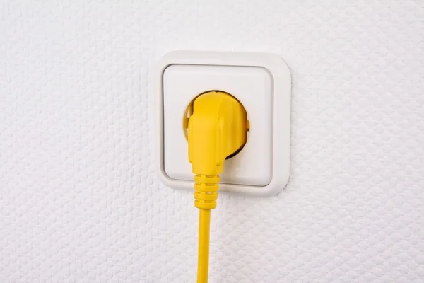Socket with plug — Stock Photo, Image