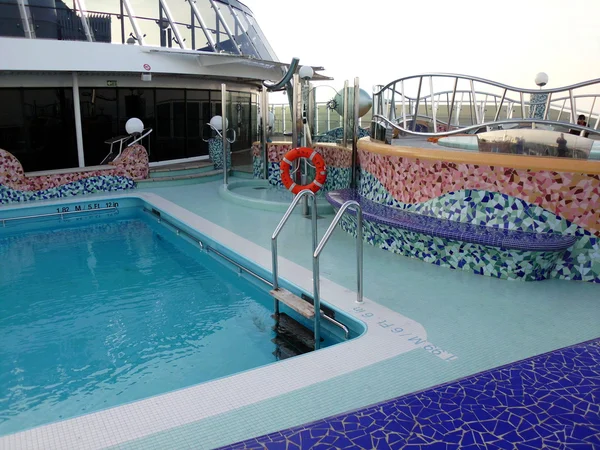 stock image Cruise ship in the Mediterranean