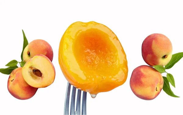 Fruits-Peaches — Stock Photo, Image