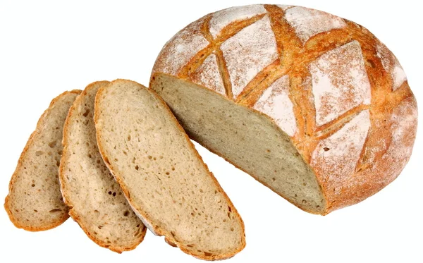 Хлеб Белом Ковре Реализован — стоковое фото