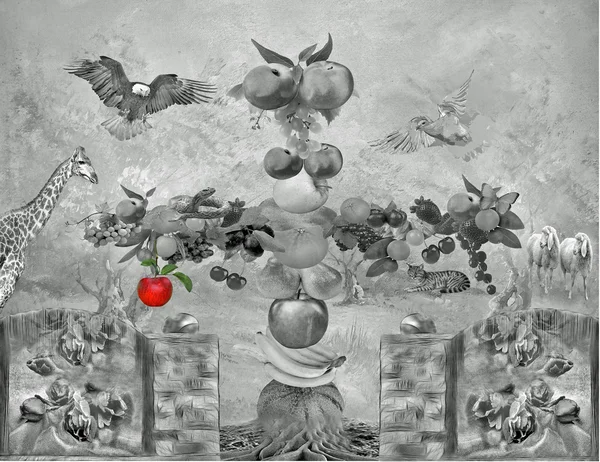 Jabłko wiedzy — Zdjęcie stockowe
