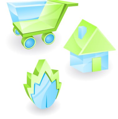 Eco symbols clipart