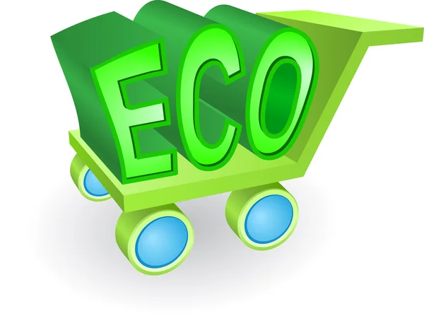 Eco-ikonen — Stock vektor