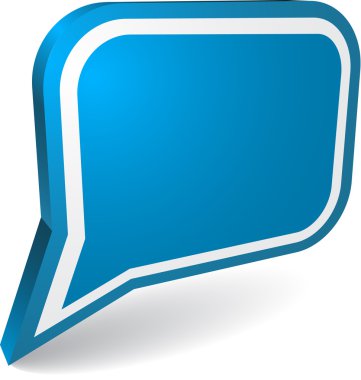 Speech bubble clipart