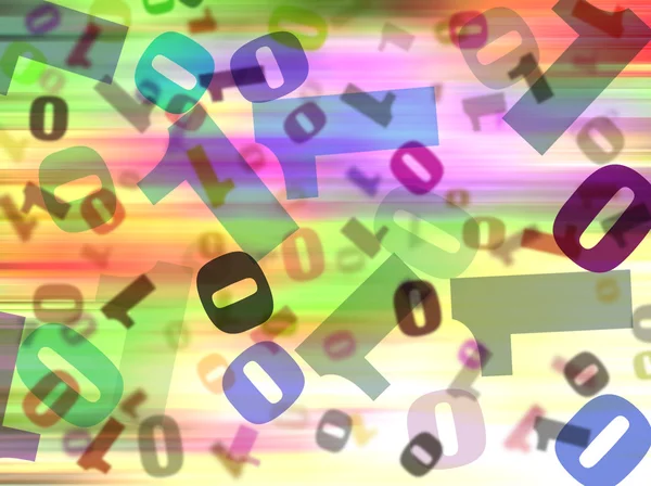Binary numbers background — Stock Photo, Image