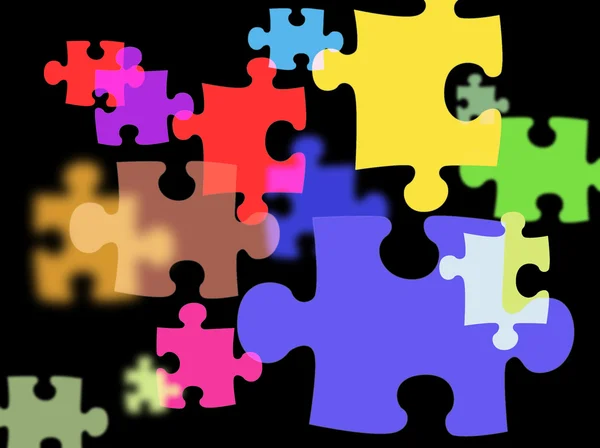 Puzzle Background — Stock Photo, Image