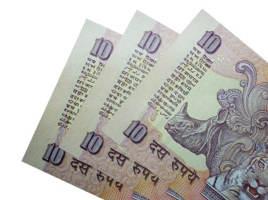 INR 10-Indian Bank Notes clipart