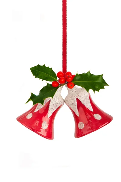 Two christmas bells — Stock Photo, Image