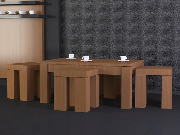 Elegance modern oturma odası iç tasarım — Stok fotoğraf
