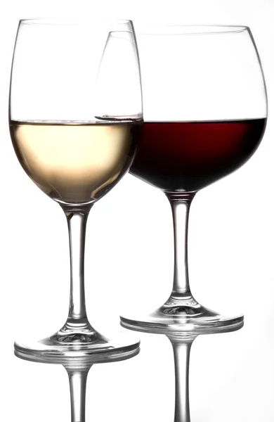 stock image White wine red wine