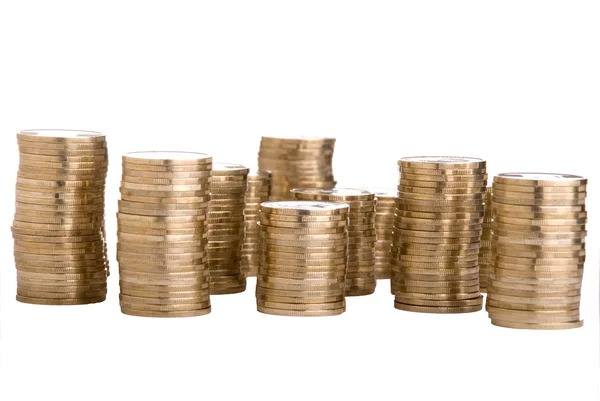 Coins tower — Stock Photo, Image