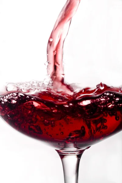 Spatten wijn — Stockfoto