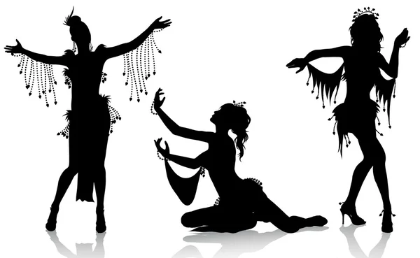 Bailarinas del vientre — Archivo Imágenes Vectoriales