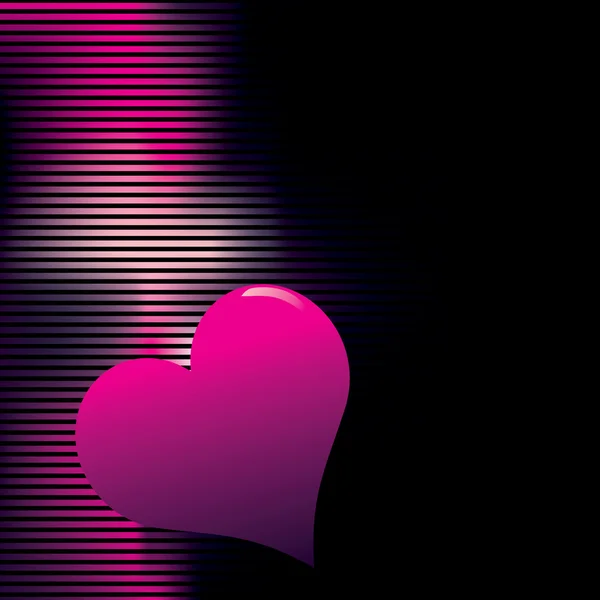 Fond abstrait avec coeur — Image vectorielle
