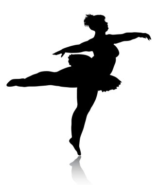 kilolu balerin siluet