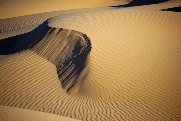 Dunes de sable dans le désert du sahara — Photo