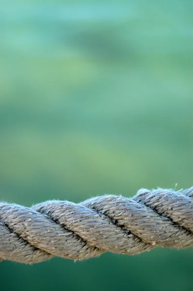 Harbor Rope With Copy Space — Stock Photo, Image