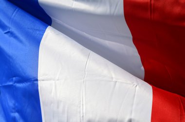 Close-up of a French Flag clipart