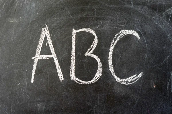 stock image ABC On A School Blackboard