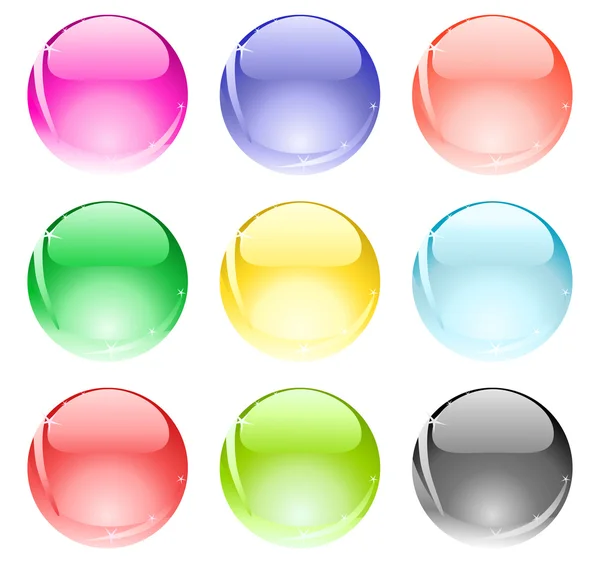 Блестящие шары — стоковый вектор