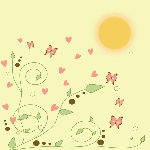 Fond d'amour — Image vectorielle