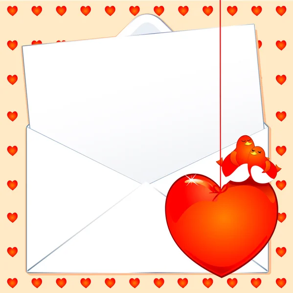 Carta de amor — Archivo Imágenes Vectoriales