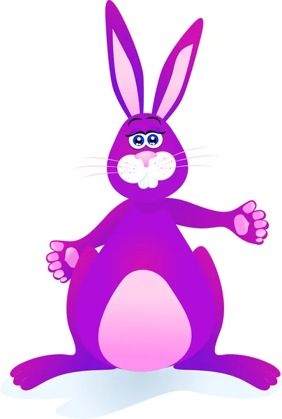 Lustiges Kaninchen — Stockvektor