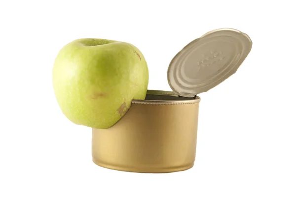 Tin_apple2 — Stock Photo, Image