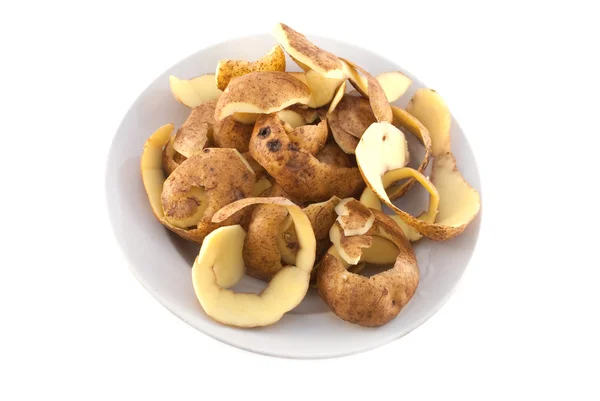 Potato peelings Stock Picture