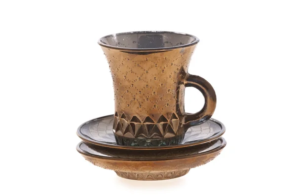 Coffe Cup Isolerad Vit Bakgrund — Stockfoto
