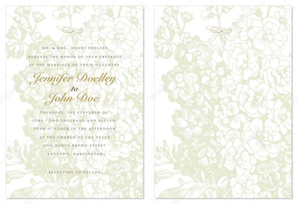 Set of ornate vector frames. Easy to edit. Perfect for invitations or announcements.