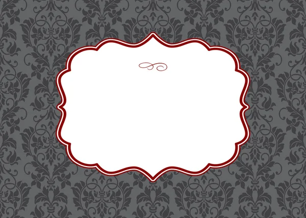 Vector Background and Ornate Frame — Stock Vector