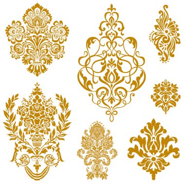 Set of ornate vector ornaments. Perfect for invitations or announcements.
