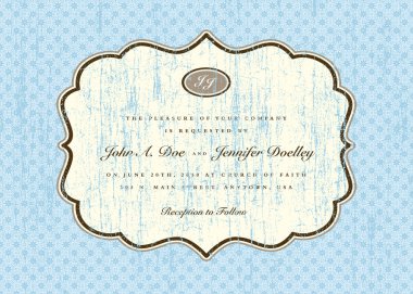 Vector Distressed Background and Matching Frame clipart