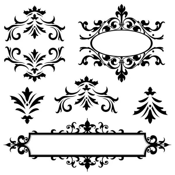 Vektor Ornamente Perfekt Für Einladungen Oder Ankündigungen — Stockvektor