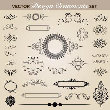 Vector Ornament Set clipart