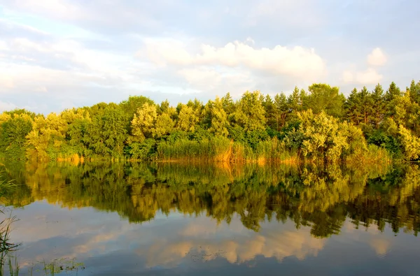 Ładne sceny na rzece — Zdjęcie stockowe