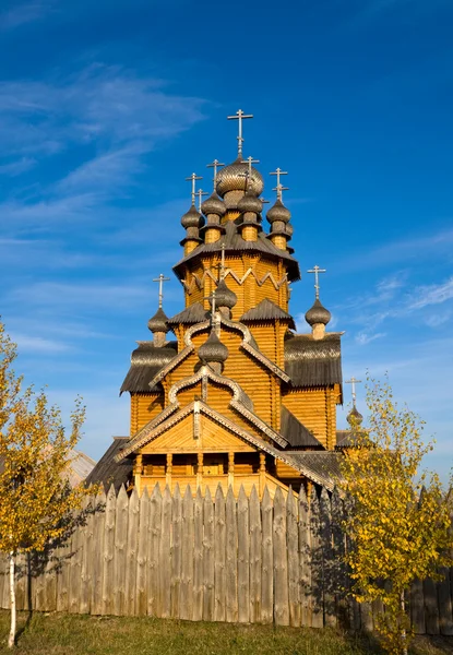 Wooden orthodox monastery, Ukraine — Stock Photo, Image