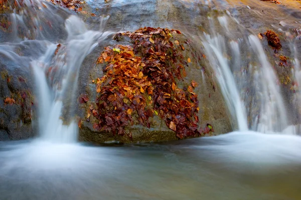 Wodospad w czasie jesieni — Zdjęcie stockowe