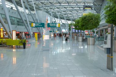 Interior of Internatioinal Airport clipart