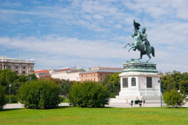 Statue of Archduke Charles of Austria, Vienna, Austria clipart